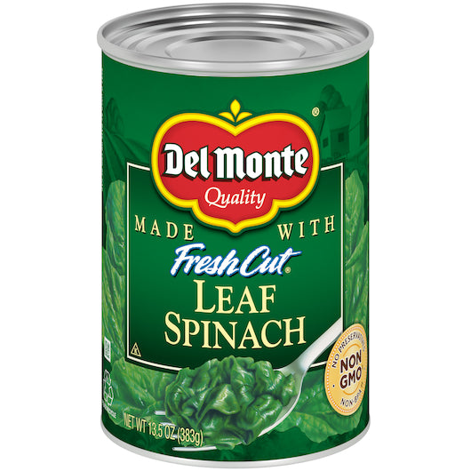 Del Monte(R) Fresh Cut(R) Leaf Spinach 12/13.5 oz. Can