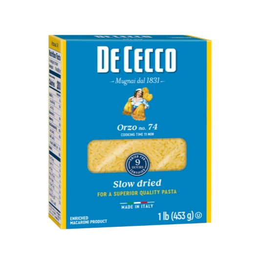 DE CECCO NO. 74 ORZO, 20 - 1  LB