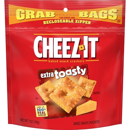 Kellogg's Cheez It Crackers Extra Toasty 7oz 6ct