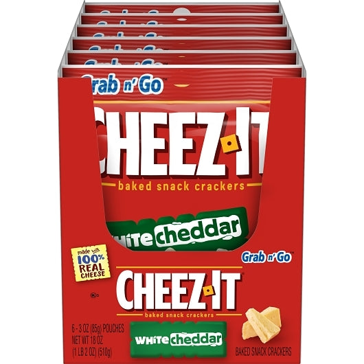Kellogg's Cheez It Crackers White Cheddar 18oz 36ct