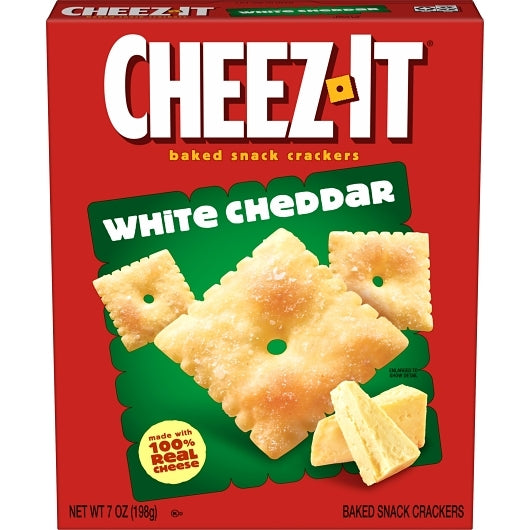 Kellogg's Cheez It Crackers White Cheddar 7oz12ct