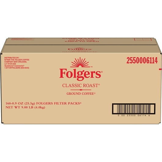 FOLGERS 0.9 OUNCE CAFFEINE REGULAR FILTER PACK