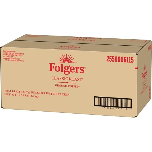 FOLGERS 1.05 OUNCE CAFFEINE REGULAR FILTER PACK