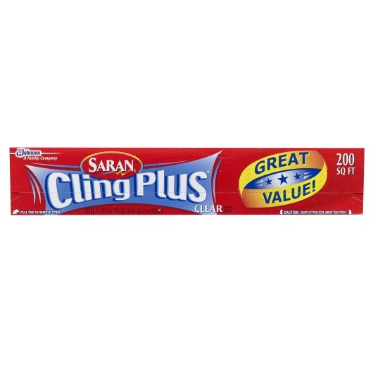 SARAN SARAN WRAP CLEAR CLING PLUS, 12 - 200 SF