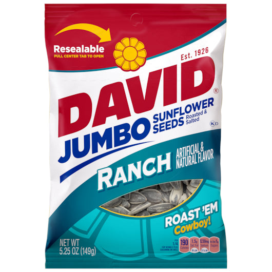 DAVID RANCH SUNFLOWER SEEDS 5.25 OZ
