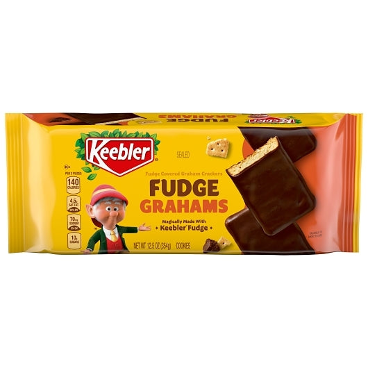 Keebler Fudge Shoppe Deluxe Grahams 12/12.5 Ounce Package