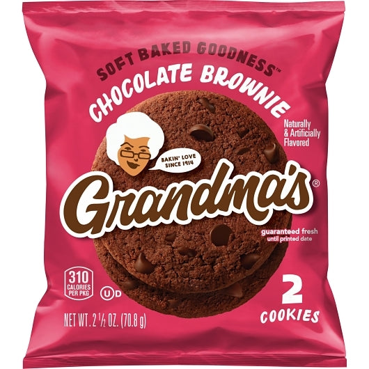 Grandma's Cookies Chocolate Brownie 2.5 Oz