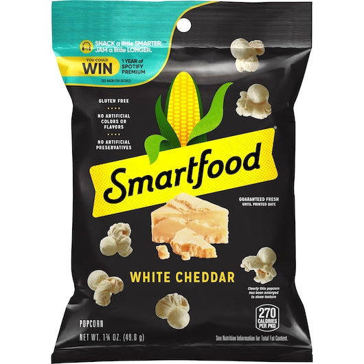 Smartfood Popcorn White Cheddar Flavored