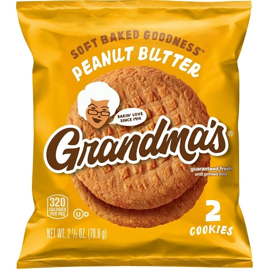 Grandma's Cookies Peanut Butter 60/2.50OZ