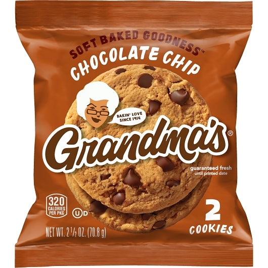 Grandma's Cookies Chocolate Chip 2.5 Oz