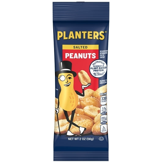 PLANTERS SALTED PEANUT, 144 - 2 OZ