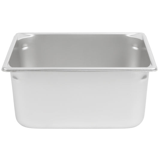 VOLLRATH 6 INCH STAINLESS STEEL HALF SIZE STEAM TABLE PAN, 1 - 1 EA