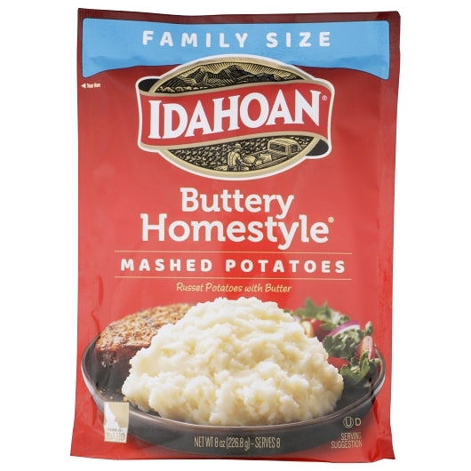 Idahoan Buttery Homestyle Mashed Potatoes 8ozFamily Size Pouch