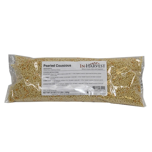 INHARVEST INC PEARLED COUSCOUS PASTA, 6 - 1.5LB