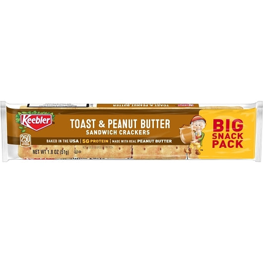 Kellogg's Klg Cracker Packs Toast & Peanut Butter 21.6oz 144ct