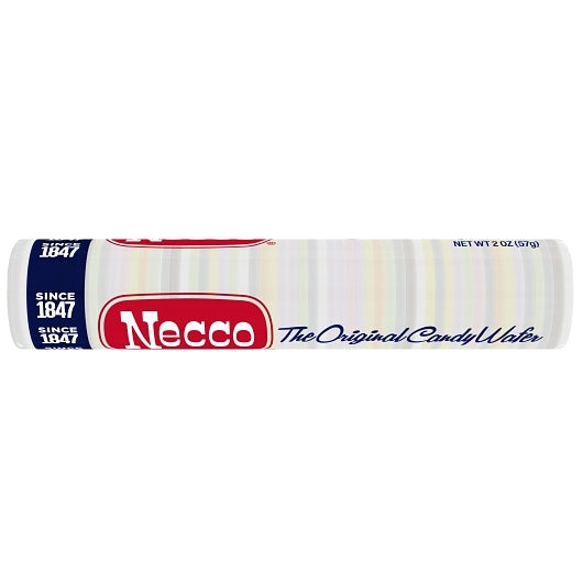Necco Original Wafers 12-24 ct. Displays of 2oz. Rolls - Assorted Flavors Non Display Cas e