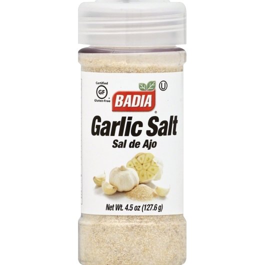 BADIA GARLIC SALT, 8 - 4.5 OZ
