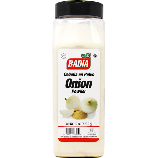 BADIA ONION POWDER, 6 - 18 OZ