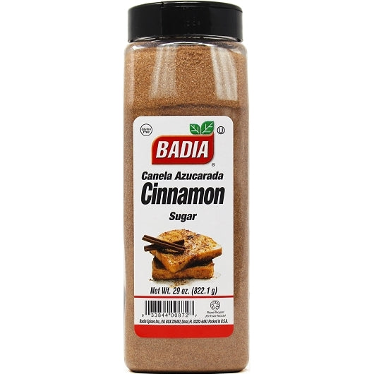 BADIA CINNAMON SUGAR, 6 - 29 OZ