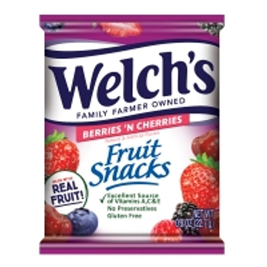 WELCH'S FRUIT SNACKS BNC & FRUIT PUNCH COMBINATION, 1 - 132 CNT