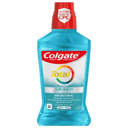 COLGATE TOTAL GUM HEALTH CLEAN MINT MOUTHWASH, 6 - 500 ML