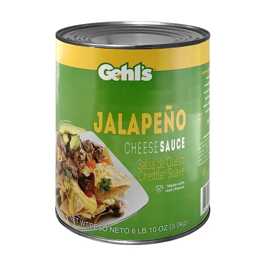 SENSIBLY INDULGENT JALAPENO CHEESE SAUCE, 6 -106 OZ