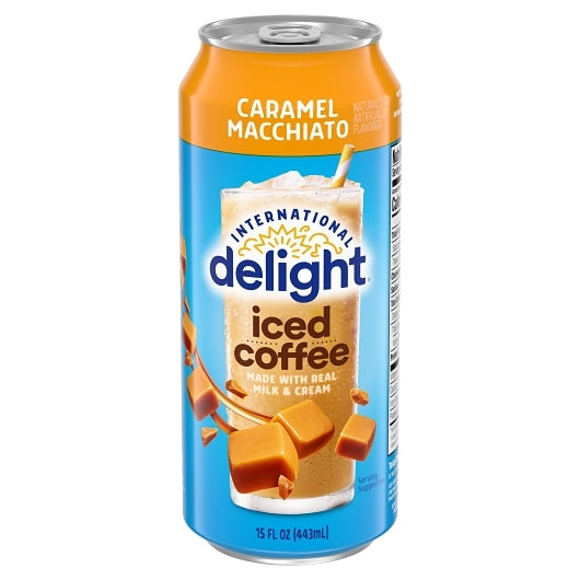INTERNATIONAL DELIGHT CARAMEL ICED COFFEE, 12- 15 FO