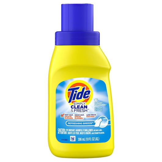 TIDE SIMPLY CLEAN & FRESH LAUNDRY DETERGENT, 12 - 10 FO