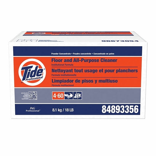 Tide Professional Floor and All-Purpose Cleaner Powder Institutional Formula Concentrate 4-60 1/18 l