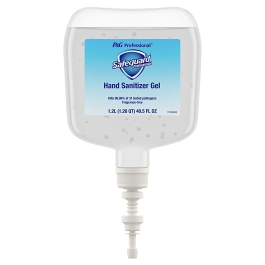 Safeguard Professional Hand Sanitizer Gel Antibacterial RTU Closed Loop 2-40 4/40.5 oz