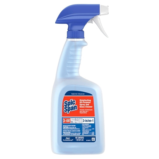 Spic and Span Professional Disinfecting All Purpose & Glass Cleaner RTU w/Sprayer 3-00 6/32 oz