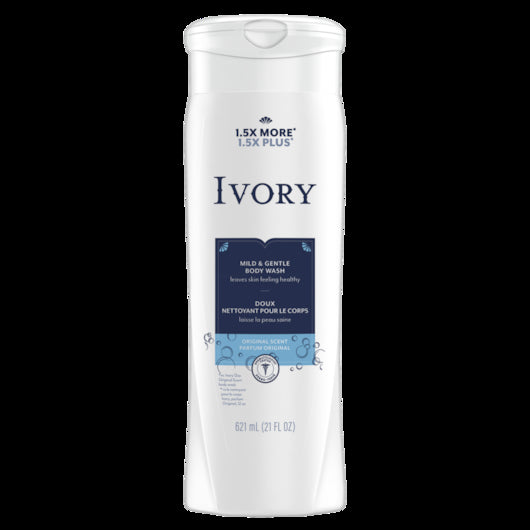 IVORY SHOWER & BATH LIQUID BODY WASH, 4 - 621ML