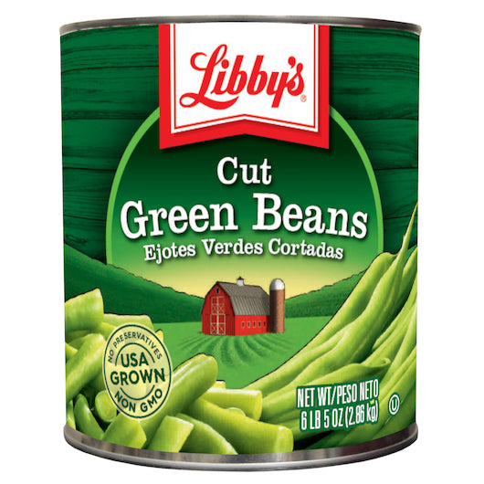 LIBBY'S LIBBY GREEN BEAN CUT MIX SIEVE LOW SODIUM, 6 - 101 OZ