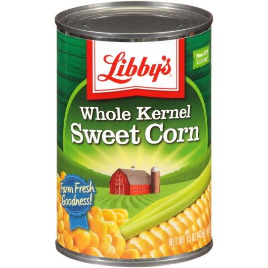 LIBBY'S LIBBY WHOLE KERNEL CORN, 24 - 15 OZ