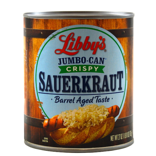 LIBBY'S LIBBY SHREDDED SAUERKRAUT, 12 - 27 OZ