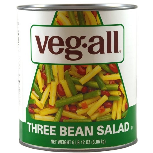 VEG-ALL 3 BEAN SALAD, 6 - 108  OZ