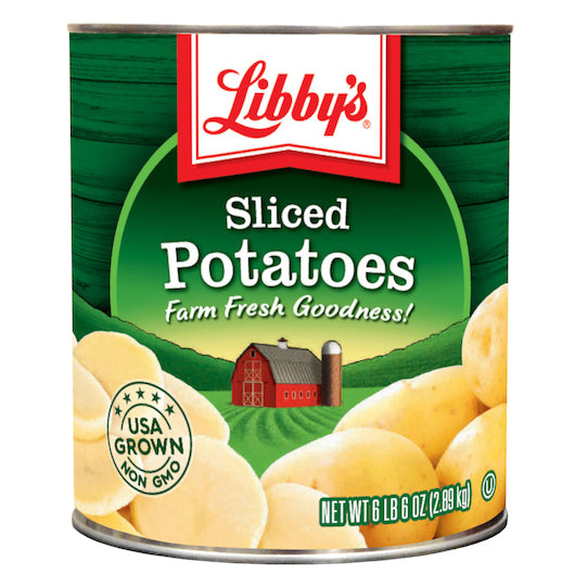 LIBBY'S SLICED POTATOES, 6 - 102 OZ