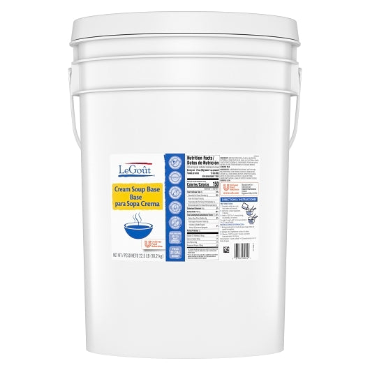 LEGOUT BASES/BOUILLIONS CreamA SoupA Base, Gluten Free 1 22.5 LB