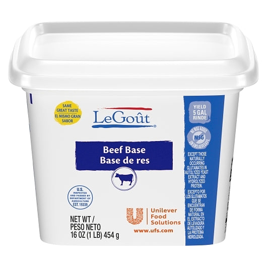 LeGout BASES/BOUILLIONS Beef Stock Base No addeedMonosodium Glutamate 12 1 LB