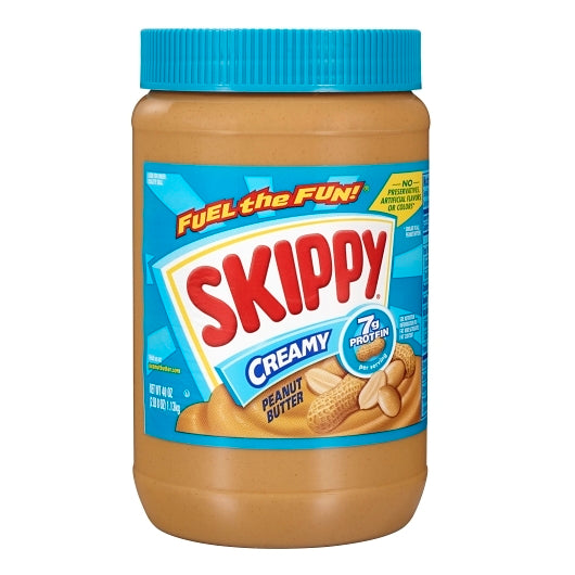 SKIPPY CREAMY PEANUT BUTTER, 8 - 40 OZ