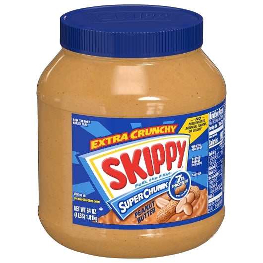 SKIPPY CHUNKY PEANUT BUTTER, 6 - 64 OZ