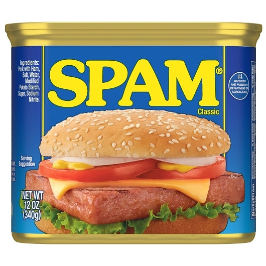 SPAM CLASSIC LUNCHEON MEAT, 24 - 12 OZ