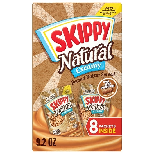 SKIPPY TWO TONE CREAMY PEANUT BUTTER SPREAD, 160 - 1.15 OZ