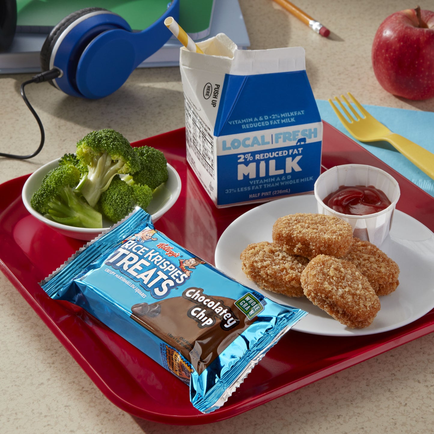 Kellogg's Rice Krispies Treats Squares Whole Grain Chocolate Chip 31.8oz 80ct