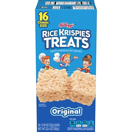 Kellogg's Rice Krispies Treats Squares Original 12.4oz 6ct