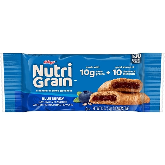 Kellogg's Nutri-Grain Cereal Bars Blueberry 20.8oz 48ct