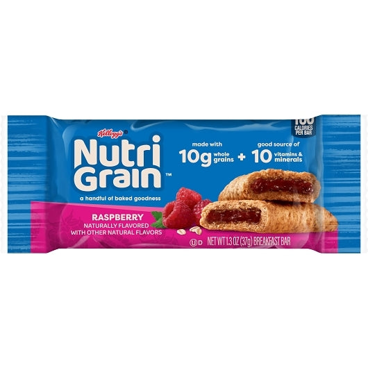 Kellogg's Nutri-Grain Cereal Bars Raspberry 20.8oz 48ct