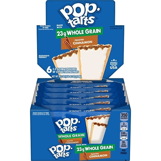 Kellogg's Pop-Tarts Whole Grain Brown Sugar Cinnamon 20.3oz 72ct