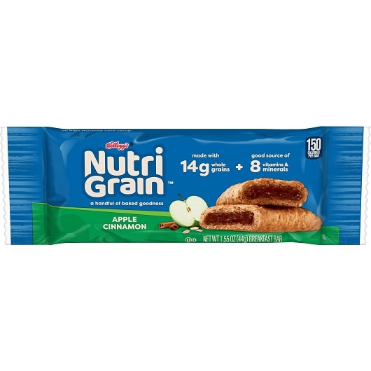 Kellogg's Nutri-Grain Cereal Bars Apple Cinnamon 24.8oz 96ct