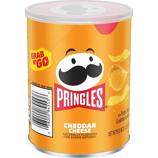 Pringles Crisps Cheddar Cheese 1.4oz 12ct